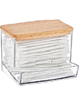 Mena Rise Up Ahşap Kapak Pamuklu Çubuk Organizeri