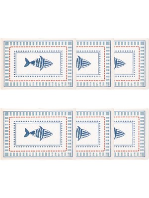 Mena Rise Concept Sunum Tabağı Seti 24 cm 6lı