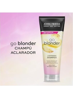 Mena Rise John Frieda Sarı Saçlara Özel Güneş Işıltısı Veren Şampuan 1 Paket (1 x 250 Ml)