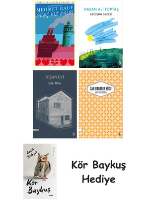 Alfa Yayınları Genç Kız Kalbi + Gecenin Gecesi + Nişan Evi + Unuttum Dünya + Kör Baykuş