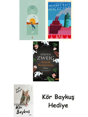 Alfa Yayınları Göl Saatleri + Genç Kız Kalbi + Amok Koşucusu + Kör Baykuş
