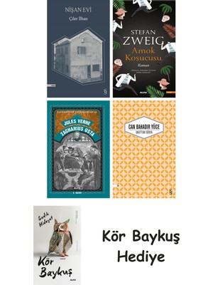 Alfa Yayınları Nişan Evi + Amok Koşucusu + Zacharius Usta + Unuttum Dünya + Kör Baykuş