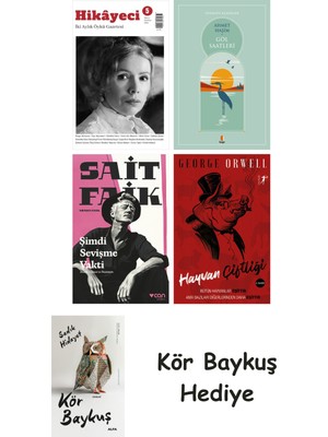 Alfa Yayınları Hikayeci - 5 + Göl Saatleri + Şimdi Sevişme Vakti + Hayvan Çiftliği + Kör Baykuş