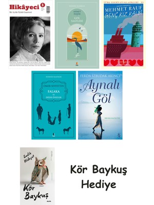 Alfa Yayınları Hikayeci - 5 + Göl Saatleri + Genç Kız Kalbi + Falaka ve Diğer Öyküler + Aynalı Göl + Kör Baykuş