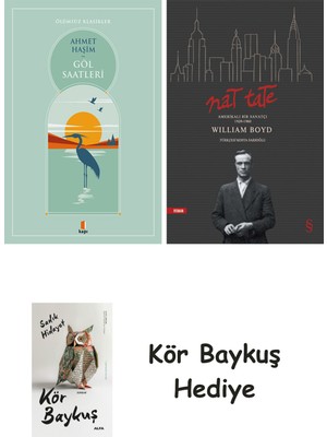 Alfa Yayınları Göl Saatleri + Nat Tate + Kör Baykuş