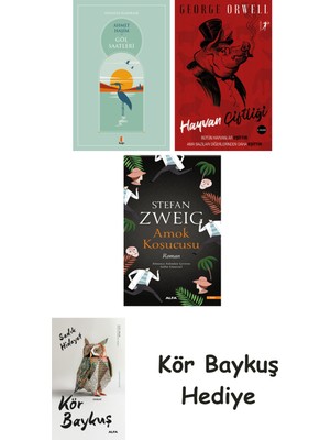 Alfa Yayınları Göl Saatleri + Hayvan Çiftliği + Amok Koşucusu + Kör Baykuş