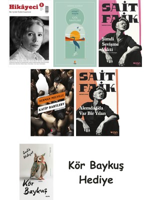 Alfa Yayınları Hikayeci - 5 + Göl Saatleri + Şimdi Sevişme Vakti + Katip Bartleby + Alemdağda Var Bir Yılan + Kör Baykuş