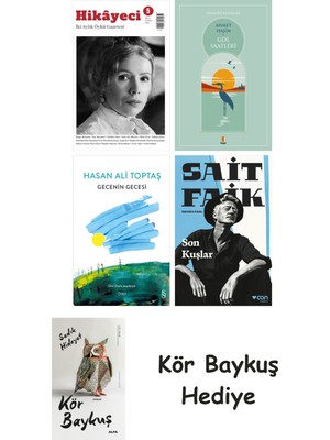 Alfa Yayınları Hikayeci - 5 + Göl Saatleri + Gecenin Gecesi + Son Kuşlar + Kör Baykuş