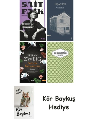 Alfa Yayınları Seçme Hikâyeler + Nişan Evi + Amok Koşucusu + Yaslı Mızıka + Kör Baykuş