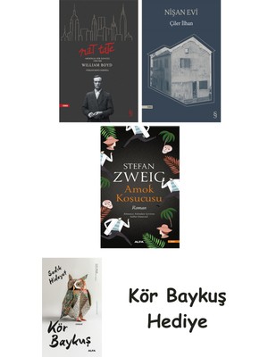 Alfa Yayınları Nat Tate + Nişan Evi + Amok Koşucusu + Kör Baykuş