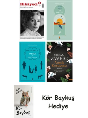 Alfa Yayınları Hikayeci - 5 + Göl Saatleri + Falaka ve Diğer Öyküler + Amok Koşucusu + Kör Baykuş
