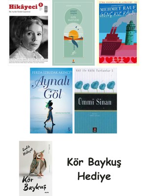 Alfa Yayınları Hikayeci - 5 + Göl Saatleri + Genç Kız Kalbi + Aynalı Göl + Ümmi Sinan + Kör Baykuş