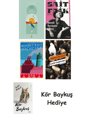 Alfa Yayınları Göl Saatleri + Şimdi Sevişme Vakti + Genç Kız Kalbi + Katip Bartleby + Kör Baykuş