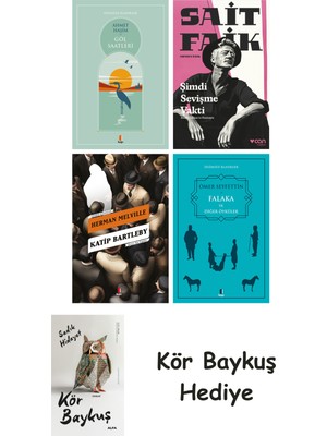 Alfa Yayınları Göl Saatleri + Şimdi Sevişme Vakti + Katip Bartleby + Falaka ve Diğer Öyküler + Kör Baykuş
