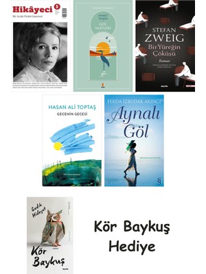 Alfa Yayınları Hikayeci - 5 + Göl Saatleri + Bir Yüreğin Çöküşü + Gecenin Gecesi + Aynalı Göl + Kör Baykuş
