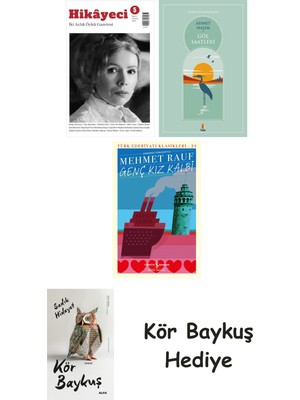 Alfa Yayınları Hikayeci - 5 + Göl Saatleri + Genç Kız Kalbi + Kör Baykuş