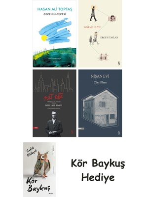 Alfa Yayınları Gecenin Gecesi + Görme Huyu + Nat Tate + Nişan Evi + Kör Baykuş