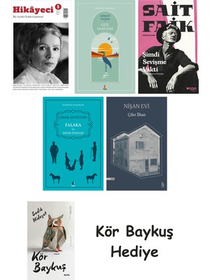 Alfa Yayınları Hikayeci - 5 + Göl Saatleri + Şimdi Sevişme Vakti + Falaka ve Diğer Öyküler + Nişan Evi + Kör Baykuş