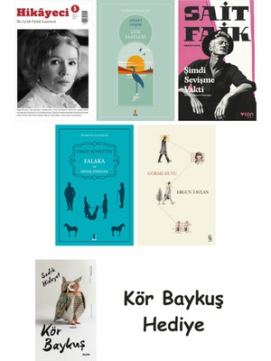 Alfa Yayınları Hikayeci - 5 + Göl Saatleri + Şimdi Sevişme Vakti + Falaka ve Diğer Öyküler + Görme Huyu + Kör Baykuş