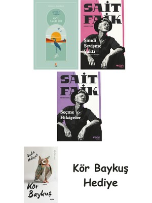 Alfa Yayınları Göl Saatleri + Şimdi Sevişme Vakti + Seçme Hikâyeler + Kör Baykuş