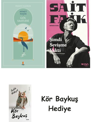 Alfa Yayınları Göl Saatleri + Şimdi Sevişme Vakti + Kör Baykuş