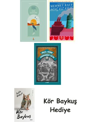 Alfa Yayınları Göl Saatleri + Genç Kız Kalbi + Zacharius Usta + Kör Baykuş