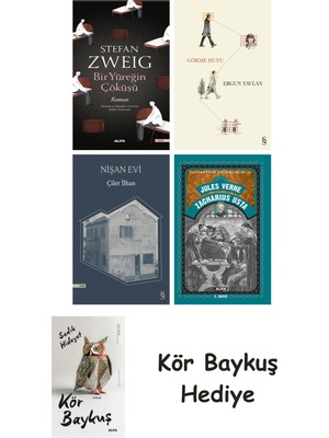 Alfa Yayınları Bir Yüreğin Çöküşü + Görme Huyu + Nişan Evi + Zacharius Usta + Kör Baykuş