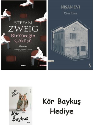 Alfa Yayınları Bir Yüreğin Çöküşü + Nişan Evi + Kör Baykuş