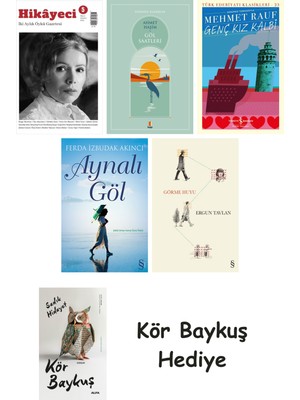 Alfa Yayınları Hikayeci - 5 + Göl Saatleri + Genç Kız Kalbi + Aynalı Göl + Görme Huyu + Kör Baykuş