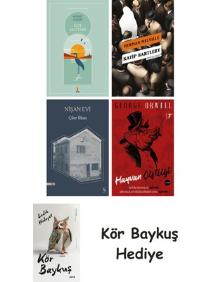 Alfa Yayınları Göl Saatleri + Katip Bartleby + Nişan Evi + Hayvan Çiftliği + Kör Baykuş