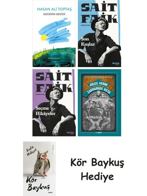 Alfa Yayınları Gecenin Gecesi + Son Kuşlar + Seçme Hikâyeler + Zacharius Usta + Kör Baykuş