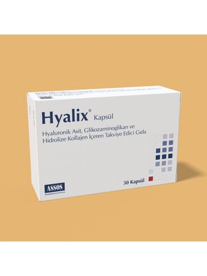 Assos Hyalix 30 Kapsül - Dezenfektan Hediyeli - %72 Alkol