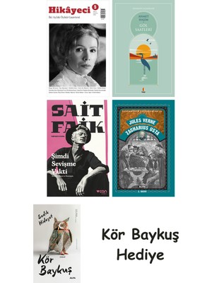 Alfa Yayınları Hikayeci - 5 + Göl Saatleri + Şimdi Sevişme Vakti + Zacharius Usta + Kör Baykuş