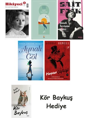 Alfa Yayınları Hikayeci - 5 + Göl Saatleri + Şimdi Sevişme Vakti + Aynalı Göl + Hayvan Çiftliği + Kör Baykuş