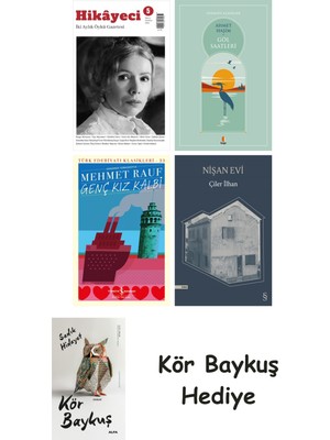Alfa Yayınları Hikayeci - 5 + Göl Saatleri + Genç Kız Kalbi + Nişan Evi + Kör Baykuş