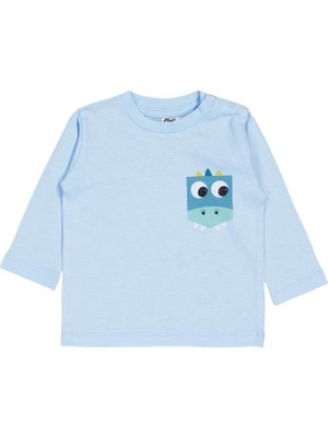 Civil Baby Dıno Baskılı 3'lü Set 6-18 Ay Sweatshirt
