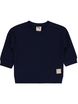 Civil Baby Civil Basic Timeless 6-18 Ay Sweatshirt - Lacivert 6-9 Ay