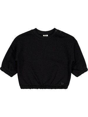 Civil Baby Kalp Nakışlı Basic 6-18 Ay Sweatshirt