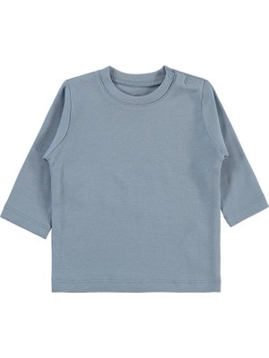 Kujju Civil Baby Bebek Penye Sweatshirt 12-24 Ay - Mavi