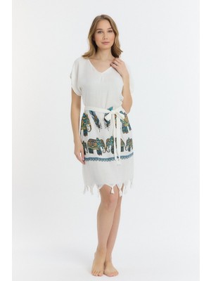Mulberry Copia Kadın Bambu Plaj Elbisesi