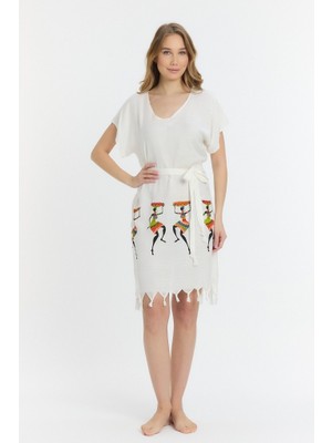 Mulberry Copia Kadın Bambu Plaj Elbisesi