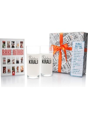 Mena Rise Babaların Kralı Tasarımlı Babalar Günü Hediyesi Rakı Kadehi Seti