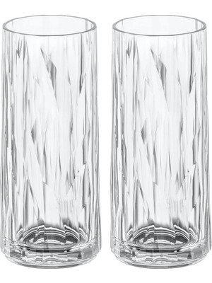 Mena Rise Superglas Club No. 3, 2 Adet, 250 Ml, Berraklığında Plastik Kokteyl Bardağı, Lüks, Kırılmaz, Yeniden Kullanılabilir, Parti, Kamp, 2'li Set