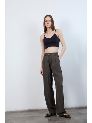 Fast Perry Pileli Palazzo Pantolon