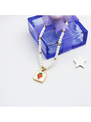 Shine of Magic Jewelry Fragola Bracelet | Çelik Bileklik