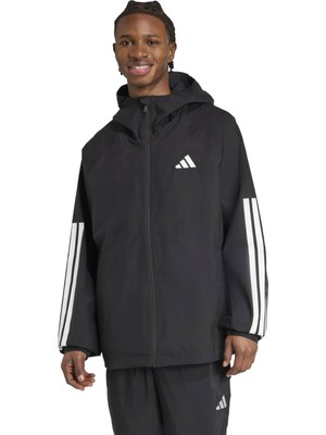 adidas ESS 3S RAIN H J Siyah Erkek Mont
