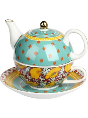 Mena Rise Art Eliana Tek Kişilik Demlik & Fincan Seti