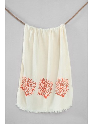 Mena Rise 2 Katlı Organik Havlu Turuncu