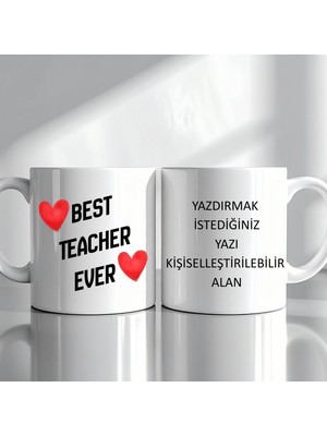 Youday Kişiselleştirilebilir Öğretmene Hediye Kupa