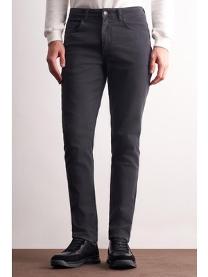 İmza Antrasit 5 Cep Casual Slim Fit Pamuklu 5 Cep Pantolon 1003255318